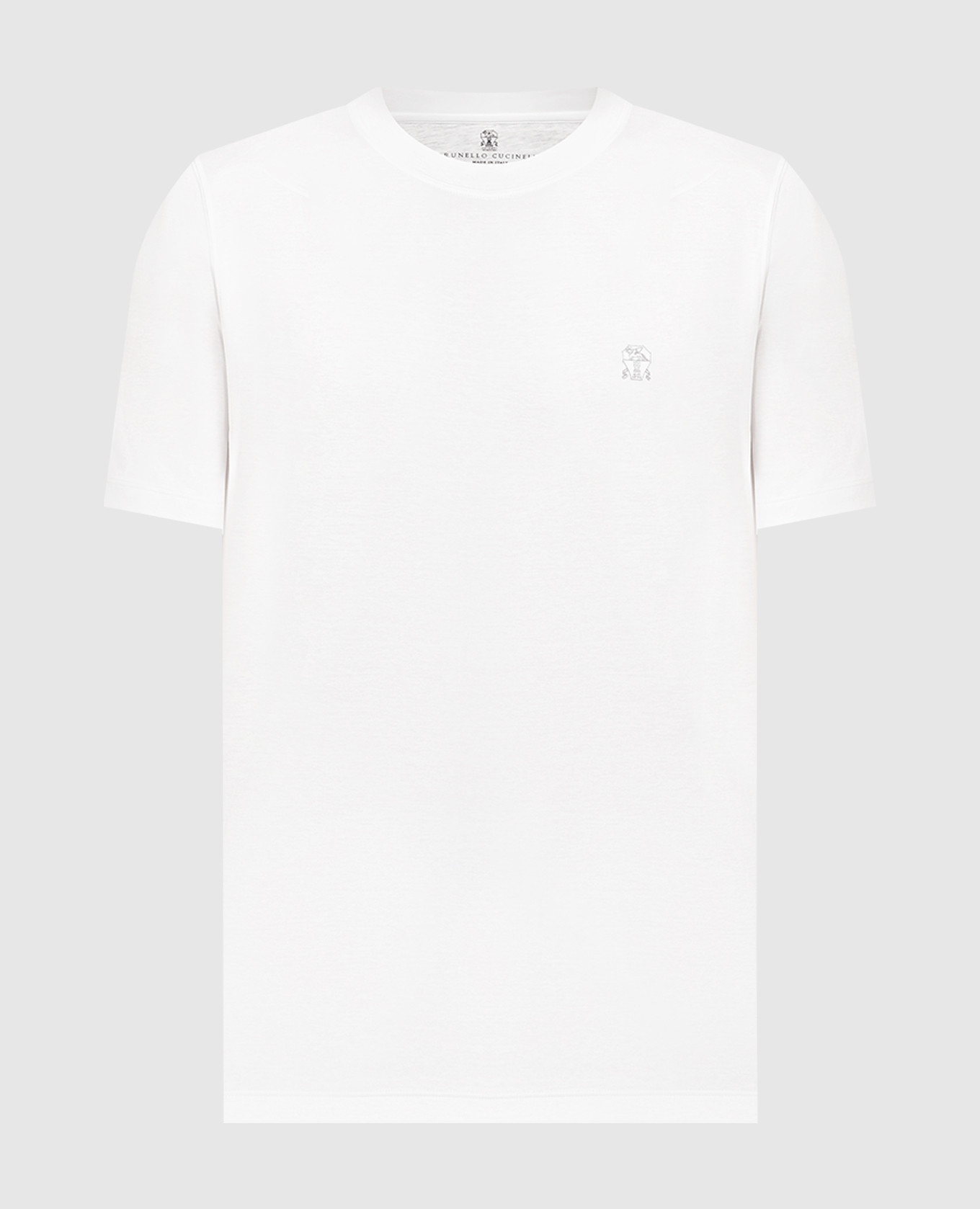 Белая футболка с вышивкой логотипа, Белый, Футболки
Белая футболка с вышивкой логотипа, Белый, Футболки