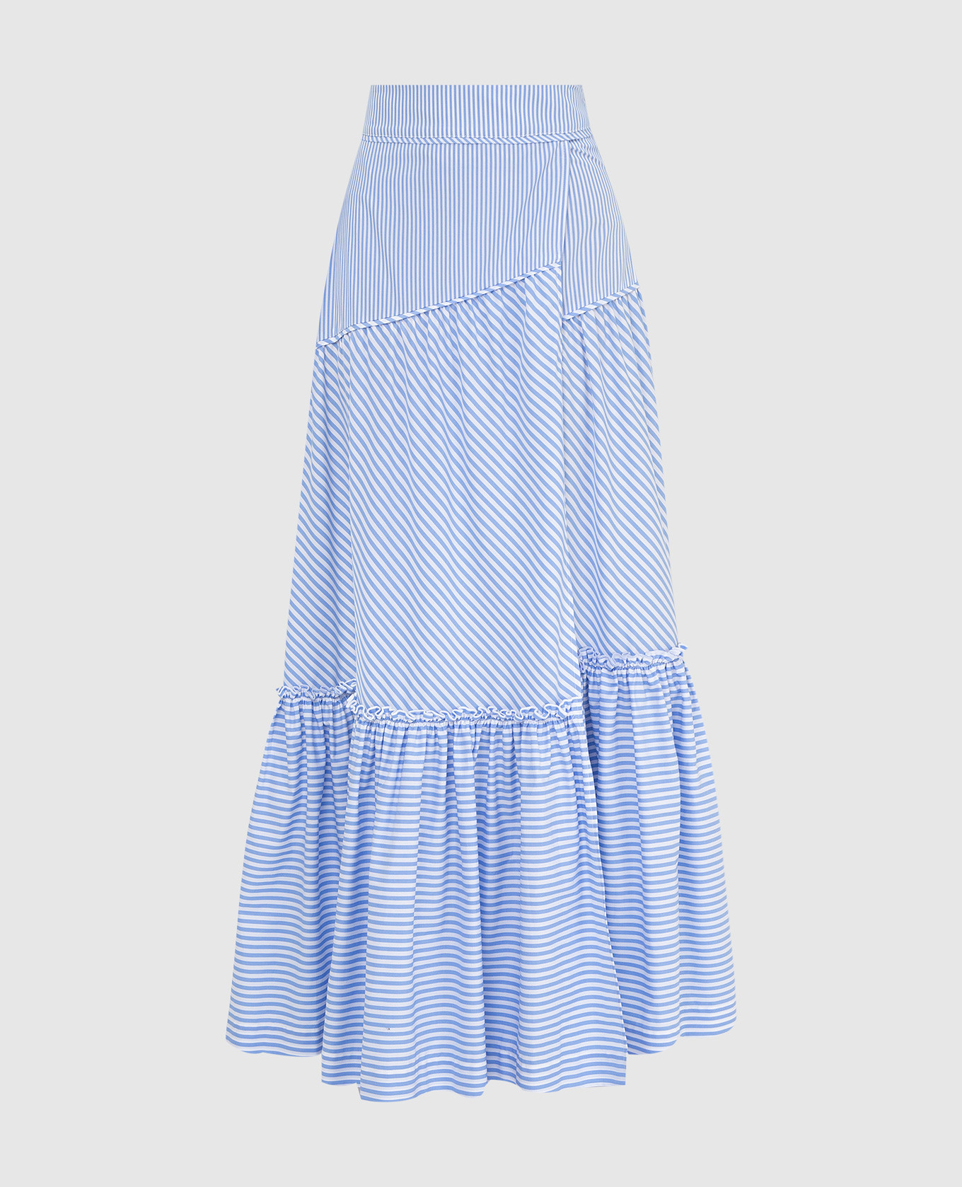 Юбка на запах в полоску, Голубой, Юбки пышные
Юбка на запах в полоску, Голубой, Юбки пышные