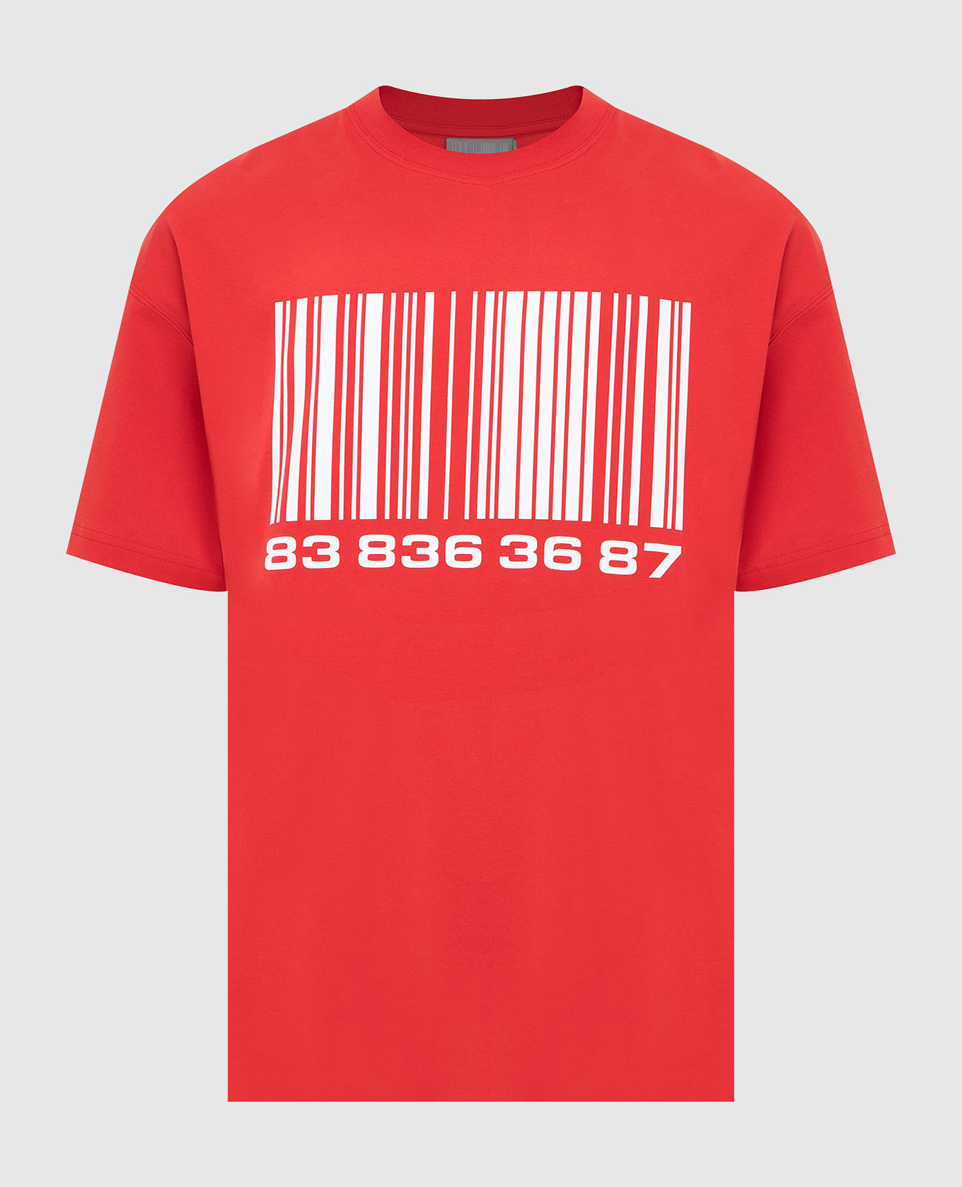 Красная футболка с принтом Big Barcode, Красный, Футболки
Красная футболка с принтом Big Barcode, Красный, Футболки