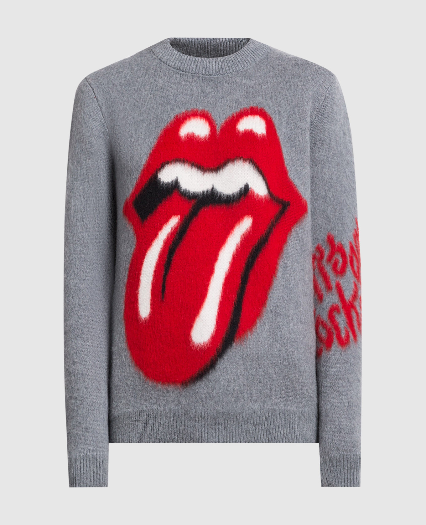 Серый свитер Tongue & Lips из шерсти с узором Rolling Stones, Свитера
Серый свитер Tongue & Lips из шерсти с узором Rolling Stones, Свитера