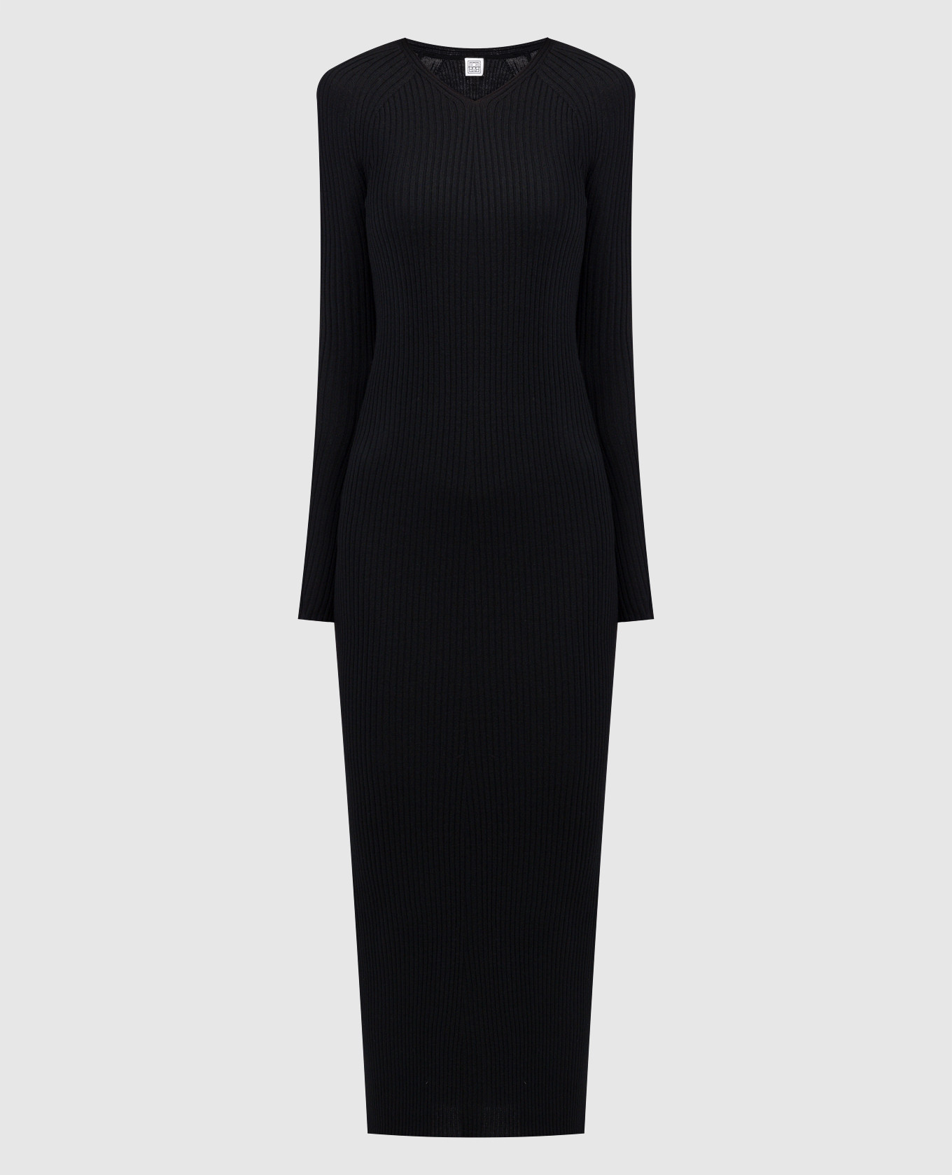 Черное платье миди из шерсти в рубчик, Черный, Повседневные платья
Черное платье миди из шерсти в рубчик, Черный, Повседневные платья