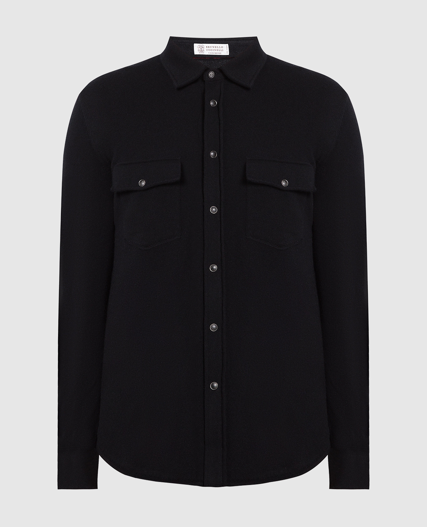 Черная рубашка из шерсти, кашемира и шелка, Черный, Рубашки
Черная рубашка из шерсти, кашемира и шелка, Черный, Рубашки