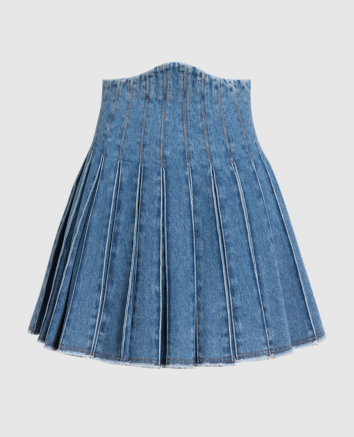 Синяя джинсовая юбка с плиссированием, Синий, Юбки-а-силуэта
Синяя джинсовая юбка с плиссированием, Синий, Юбки-а-силуэта