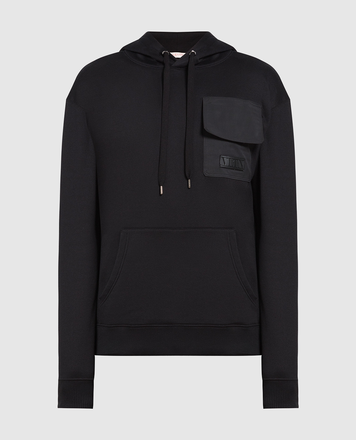 Черные худи с логотипом VLTN, Черный, Худи 
Черные худи с логотипом VLTN, Черный, Худи