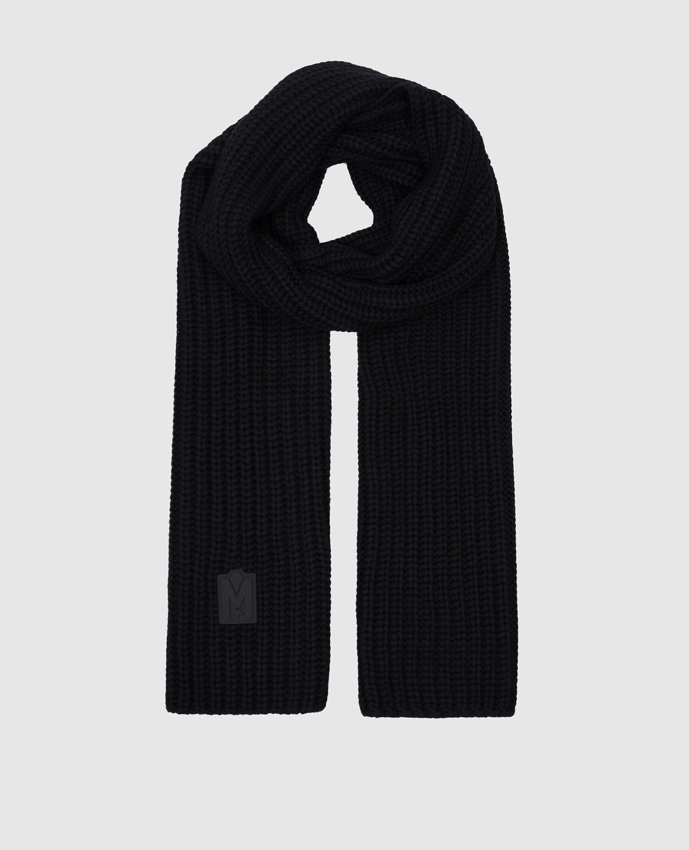 Черный шарф Nell с фактурным логотипом, Шарфы
Черный шарф Nell с фактурным логотипом, Шарфы