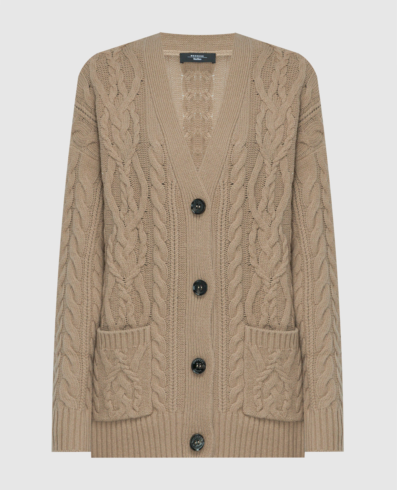 Коричневый кардиган Sponda в фактурный узор., Кардиганы
Коричневый кардиган Sponda в фактурный узор., Кардиганы