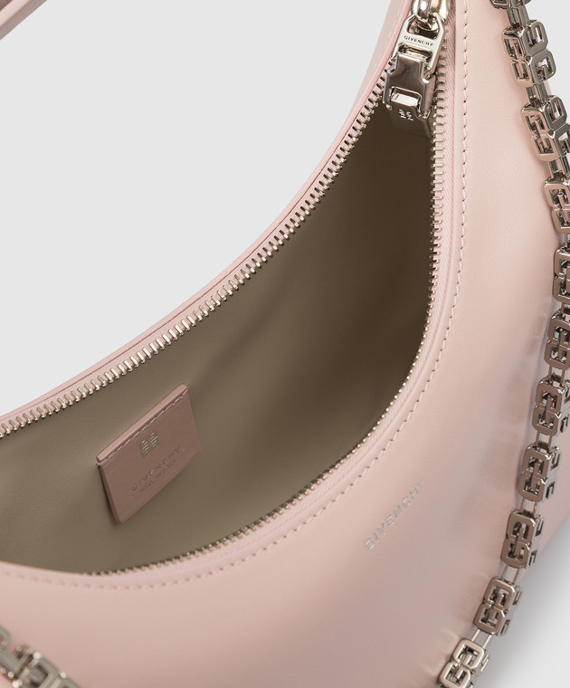Givenchy Пудрова шкіряна сумка-хобо BB50LGB1A4 зображення 4