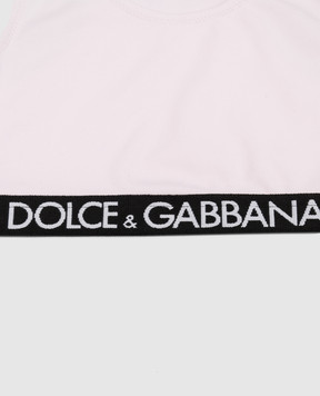 Dolce&Gabbana Дитячий рожевий набір із топу та трусиків L5J713FUGNE