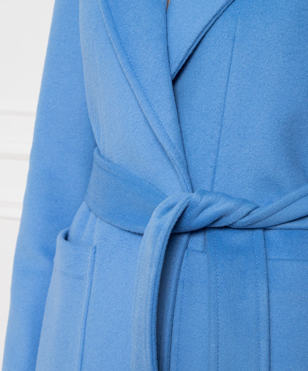 Max & Co Блакитне вовняне пальто RUNAWAY1 зображення 5
