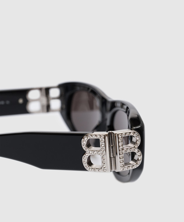 Balenciaga Black Dynasty sunglasses with crystals 621642T0041 image 5