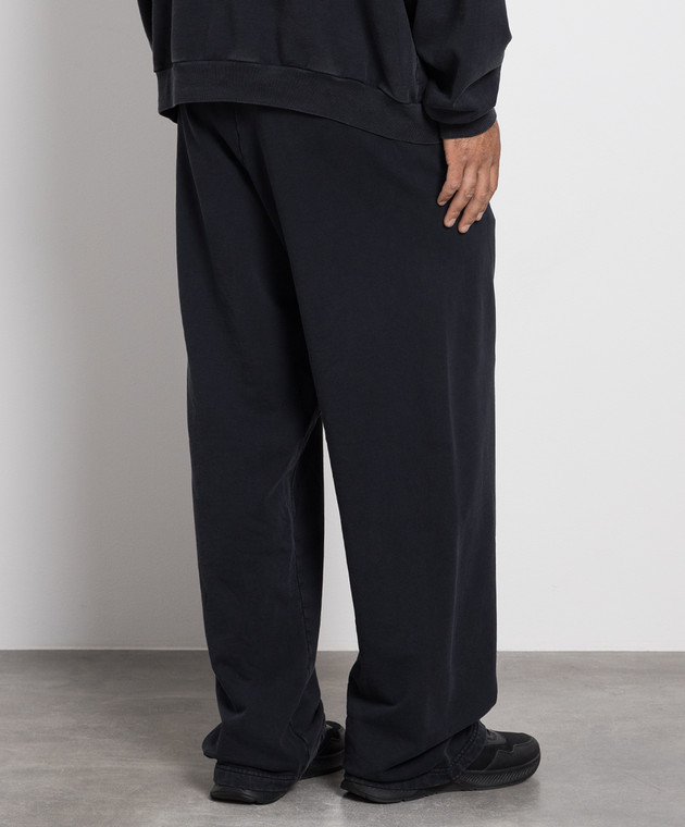 Balenciaga Черные спортивные брюки с логотипом 755118
TOVV2 изображение 4