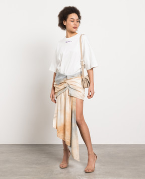 Off-White Сукня асиметричного крою з ефектом тай-дай OWDB464S23FAB001