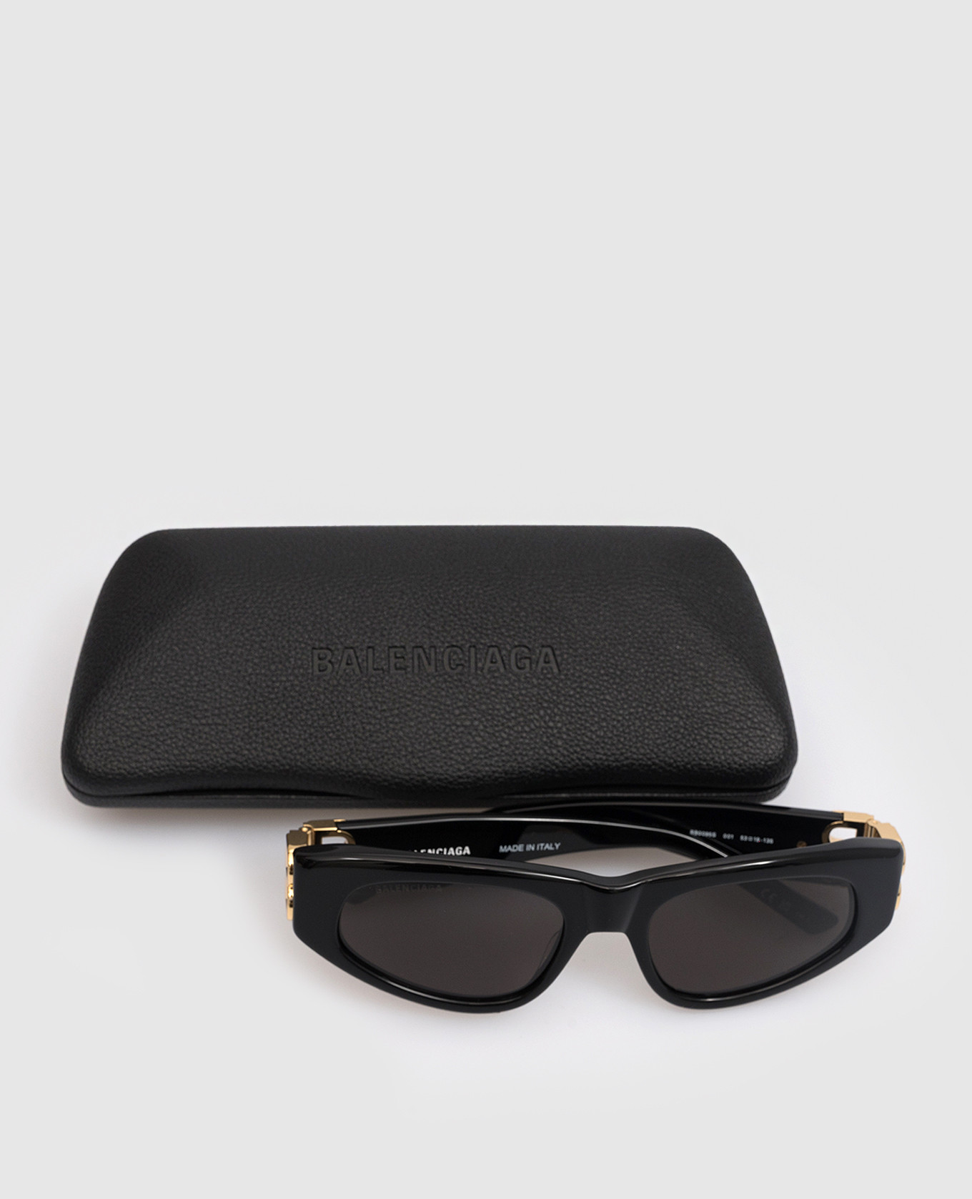 Balenciaga Черные очки с логотипом BB 570483T0001 изображение 6