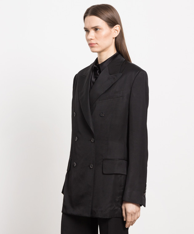 Tom Ford Black double-breasted jacket GI2915FAX1016 image 3