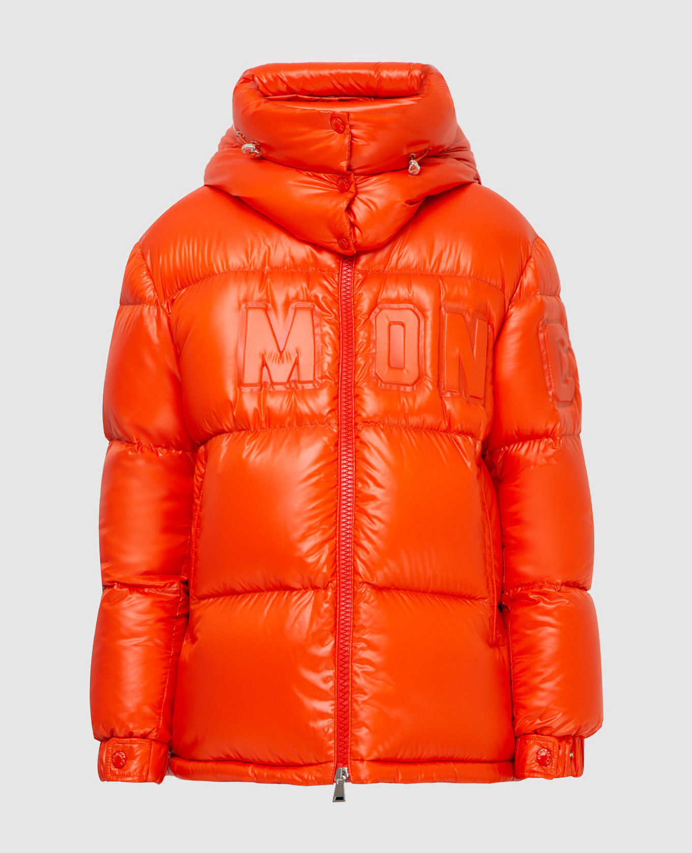 Moncler - Оранжевый пуховик 1A52E4068991 купить в Symbol