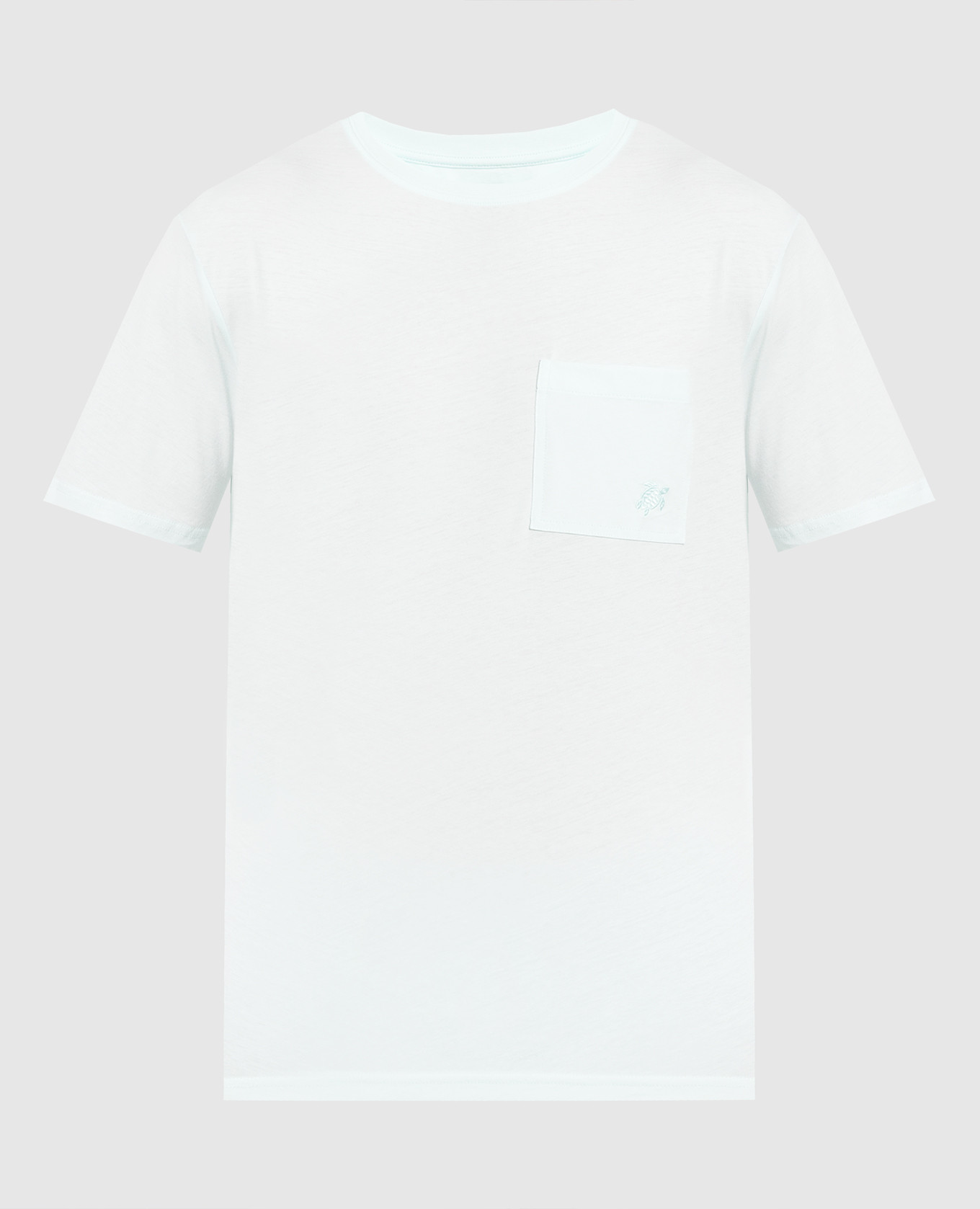 Titus blue t-shirt with logo embroidery