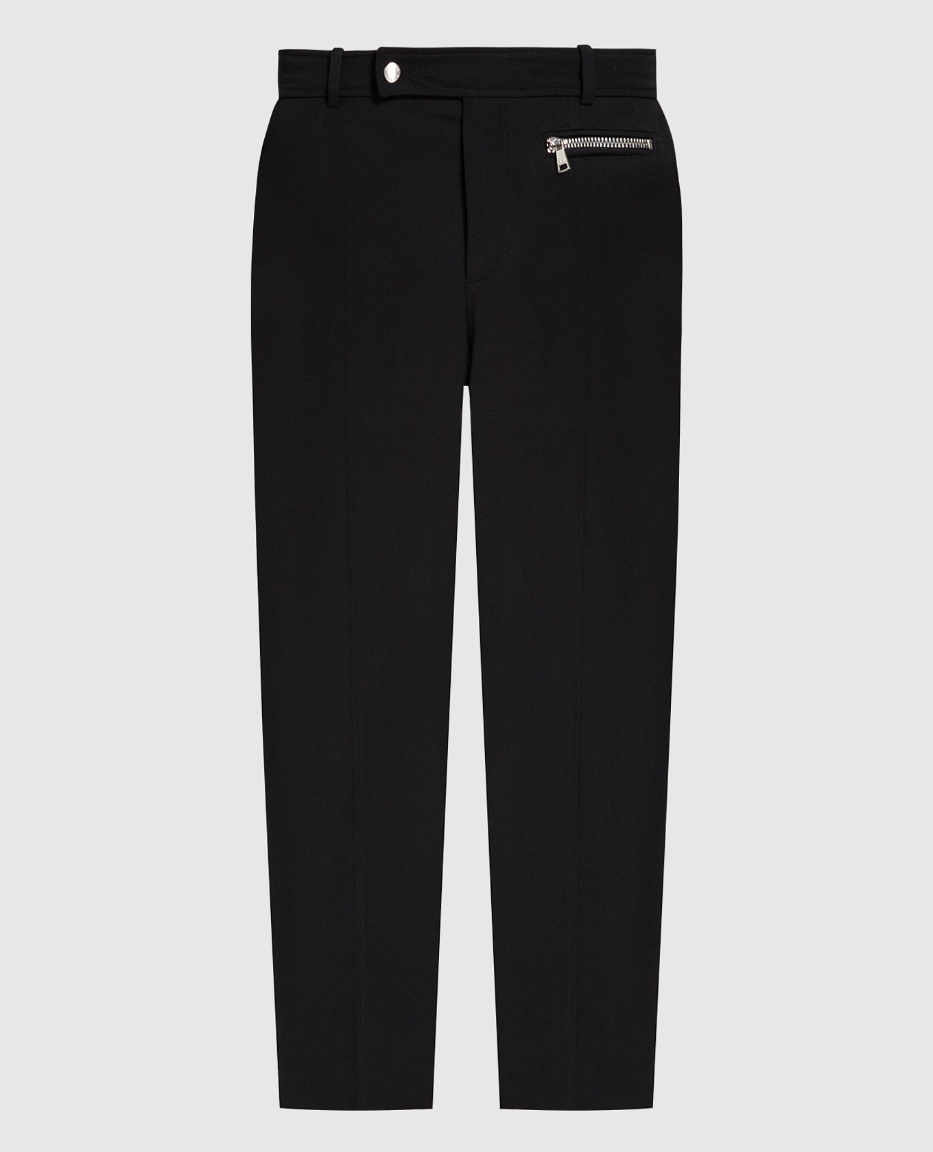 Balmain - Black leather pants YF1QD006LB63 - buy with Sweden delivery at  Symbol