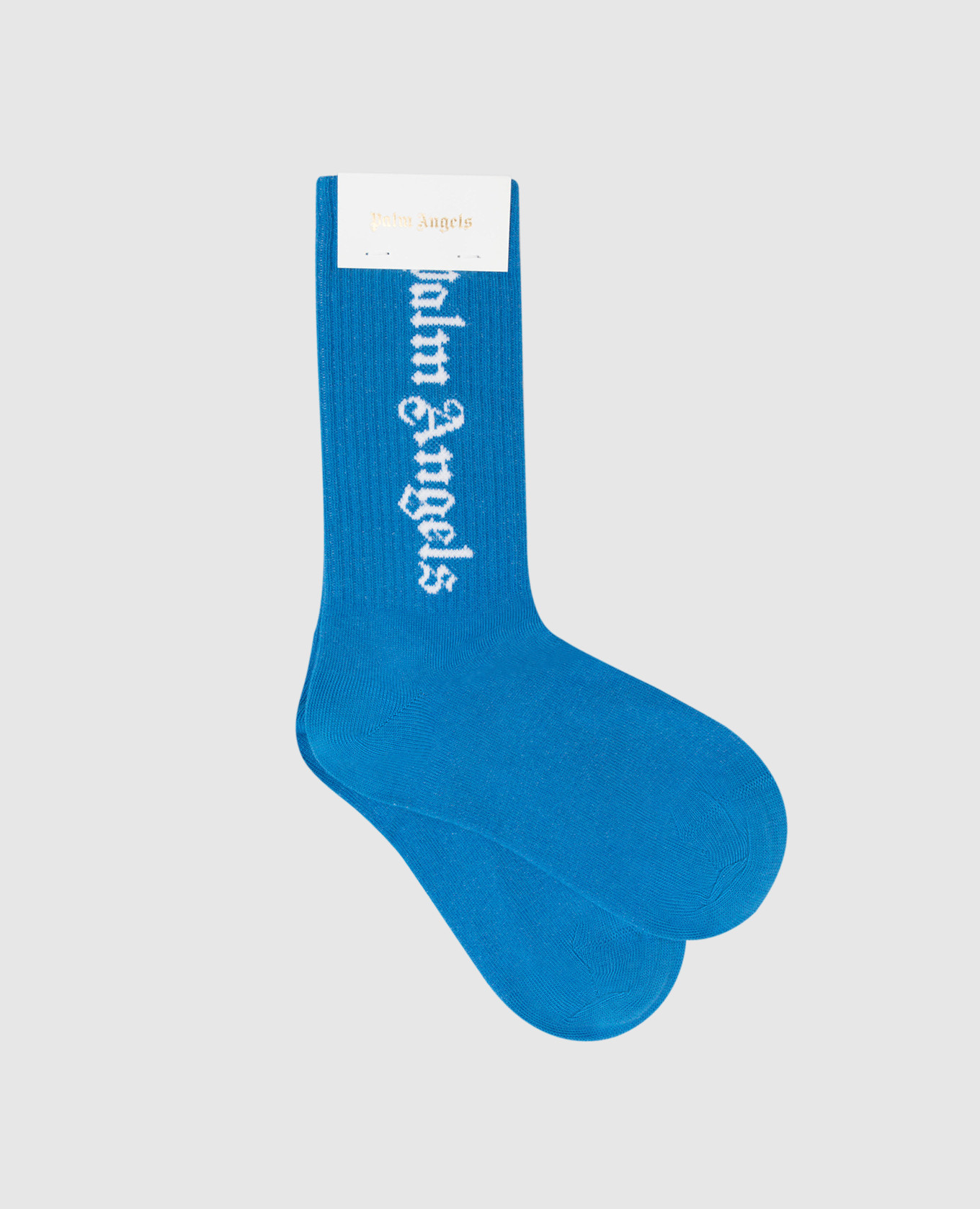 Детские синие носки с принтом логотипа
