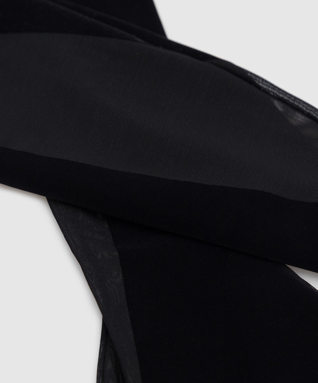Wolford Черные перчатки Mugler 95134 изображение 3