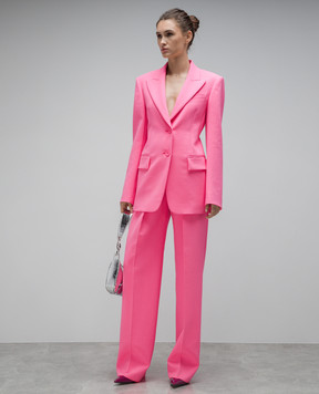 Max Mara Sportmax Рожевий жакет Zerma з вовни ZERMAT