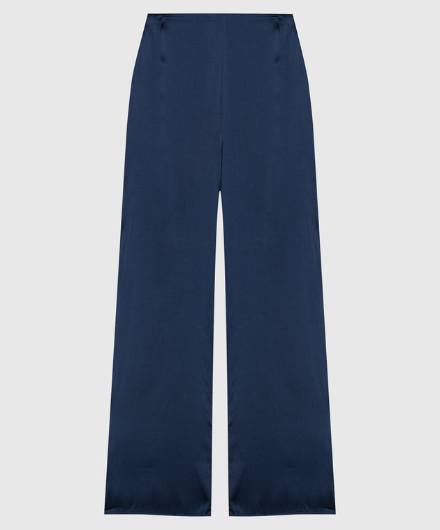 Cult gaia Navy blue silk trousers PT1805SA