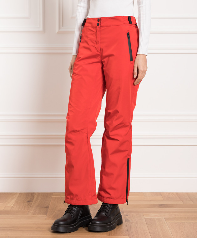 Yves Salomon Red ski pants 23WFP013XXM20W изображение 3