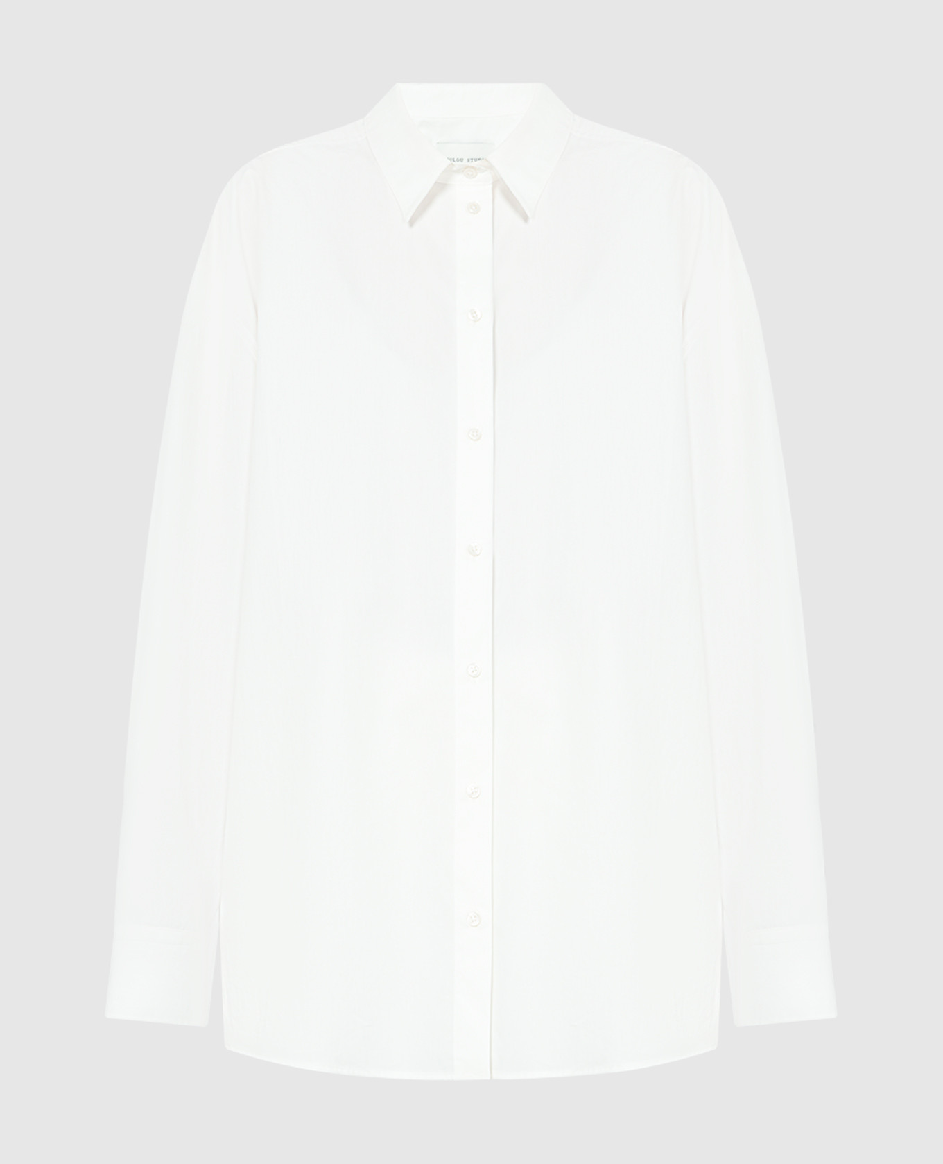 White shirt ESPANTO straight cut