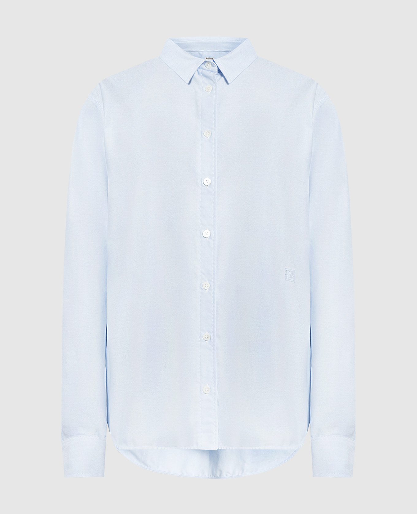 

Голубая рубашка с логотипом, Голубой, Рубашки