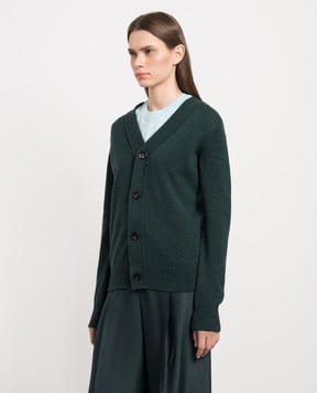 Bottega Veneta Зеленый кардиган из кашемира 704851V24M0