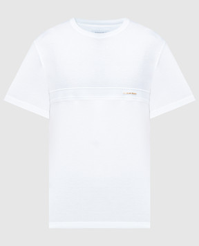Stefano Ricci Біла футболка з металевим логотипом MNH3402670803