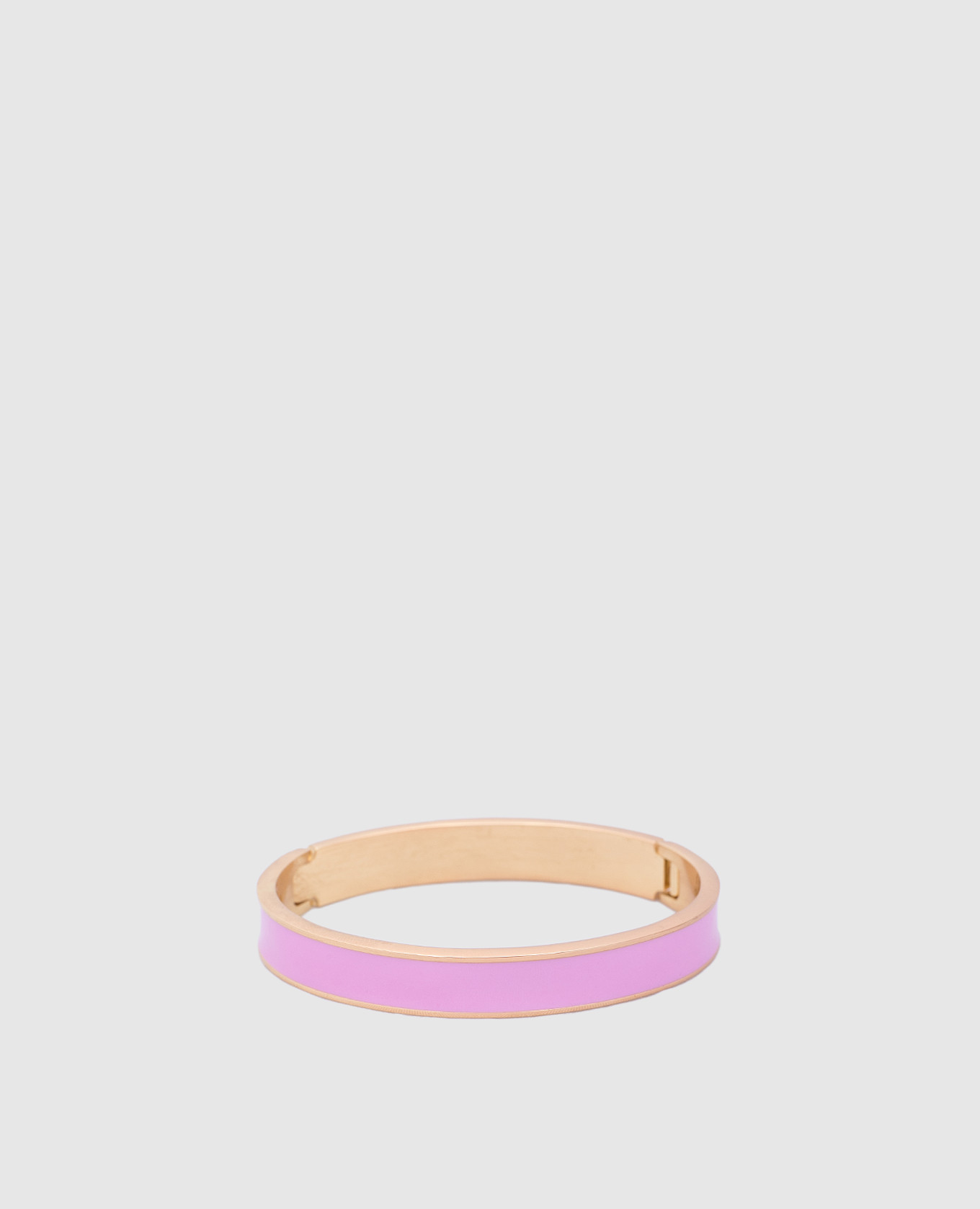 Pink bracelet with 24 carat gold