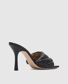 Bottega Veneta Черные мюли с простежкой 592015VBRR0
