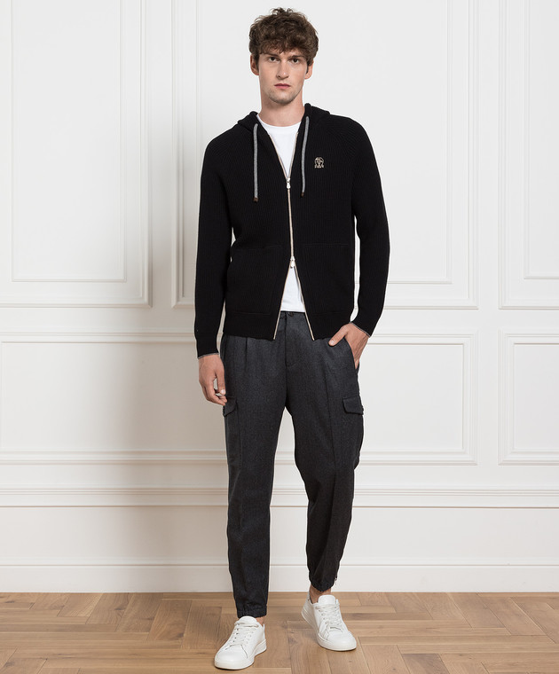 Black cashmere 2024 sport jacket