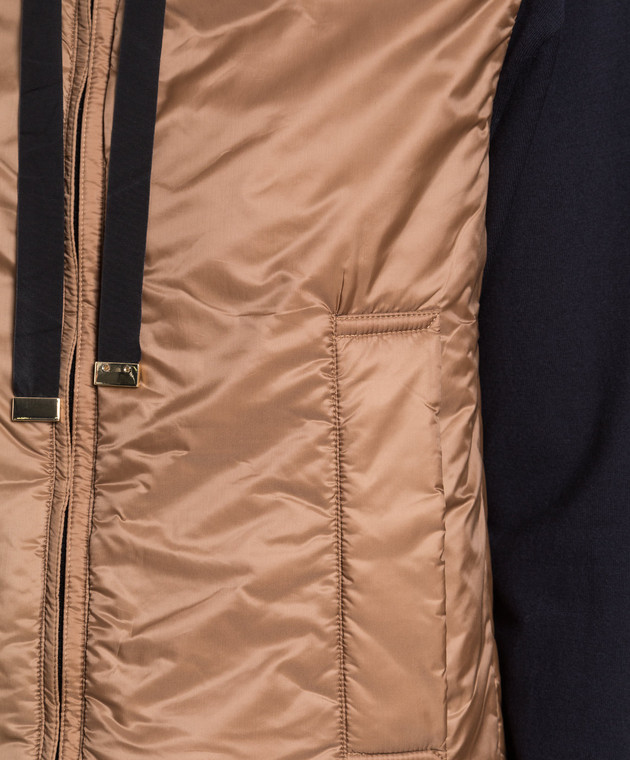 Max Mara Коричневый жилет Greengo с верблюжьей шерстью GREENGO изображение 5