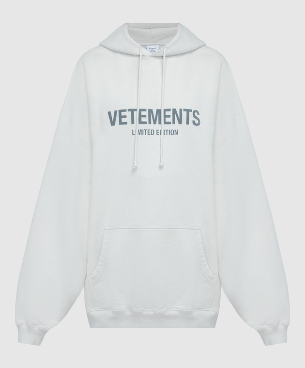 Vetements Gray hoodie with logo UE54HD220W