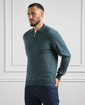 Cashmere&Whiskey Зелене поло з вовни 94394Z