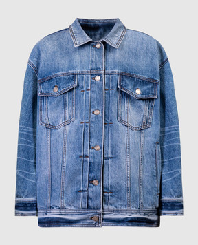 Juun.j Синяя джинсовая куртка с эффектом потертости JW4311W04P
