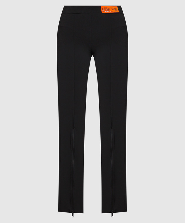 Heron Preston Чорні штани з блискавками HWCA028S22FAB001