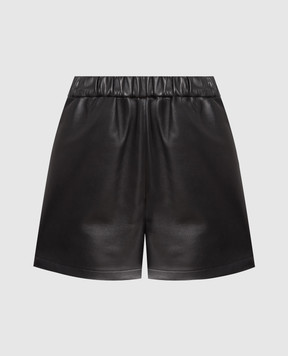Simonetta Ravizza Black leather shorts ST14L7