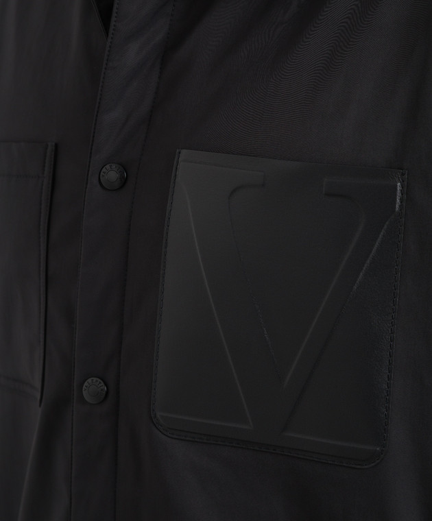 Valentino Black jacket with embossed logo 2V3CIF2190Q изображение 5