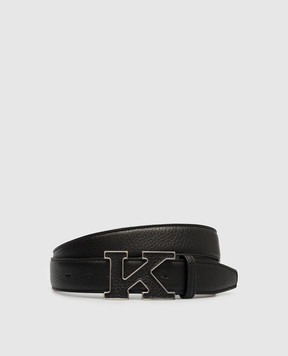 Kiton Men's Narrow Leather Belt