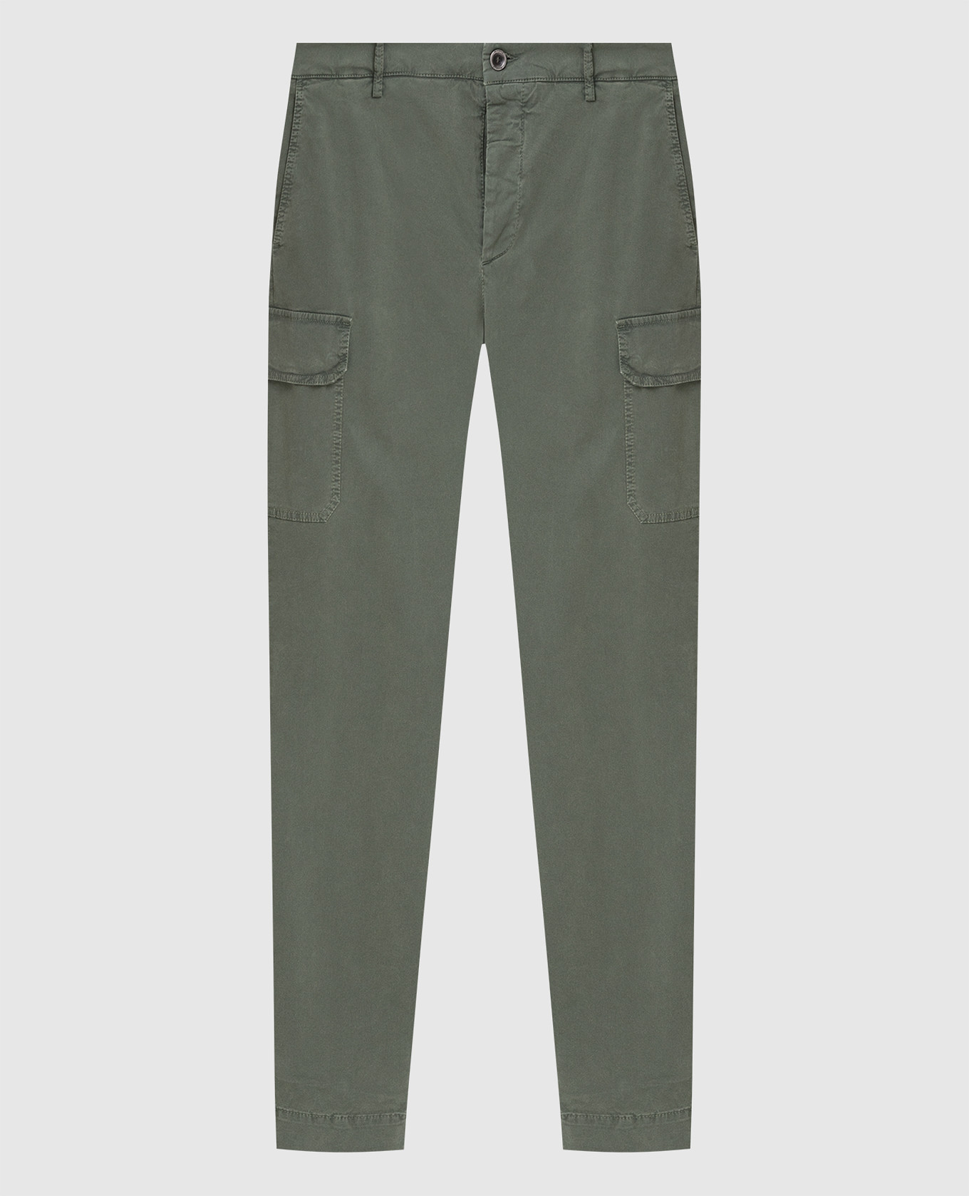 Зеленые брюки-карго