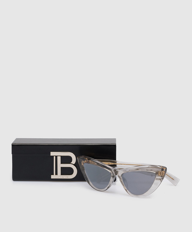 Balmain Jolie Clear Logo Sunglasses BPS135C54 изображение 5