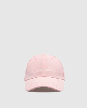 Givenchy Розовая кепка с вышивкой логотипа BPZ022P0NQ