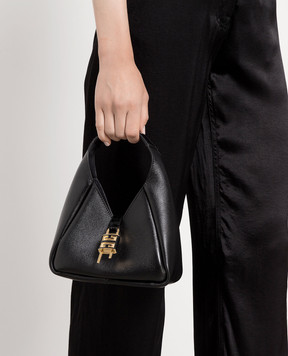 Givenchy Чорна шкіряна сумка-хобо Mini G-HOBO BB50QNB1M2