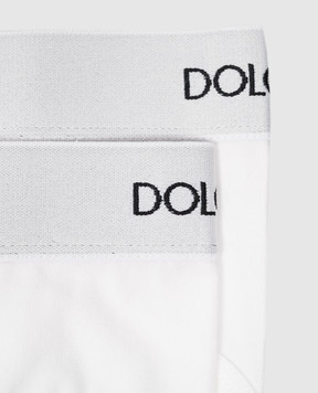 Dolce&Gabbana Дитячий набір білих трусиків-сліпів L4J700G7OCT