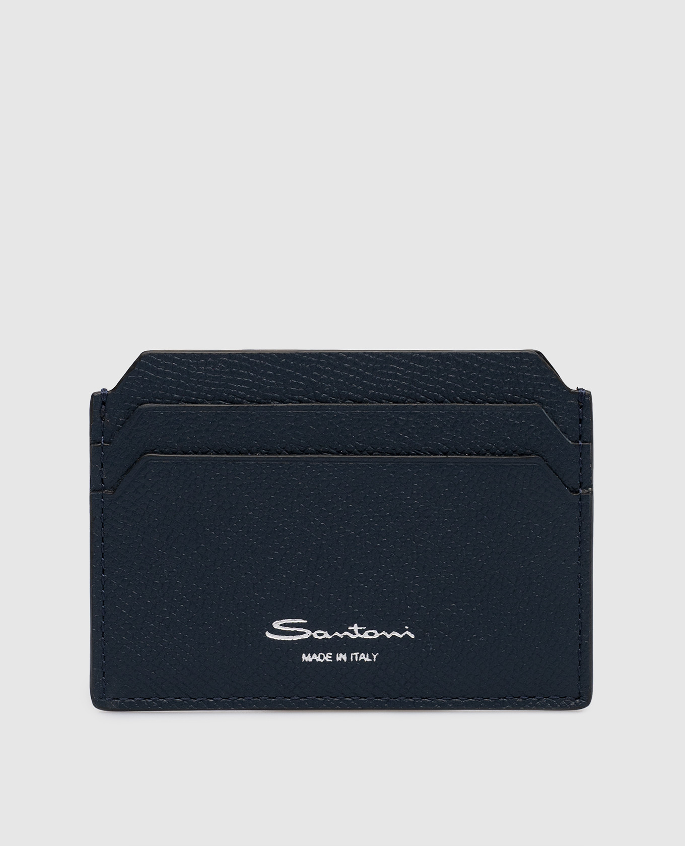 Santoni Men's Leather Card Case