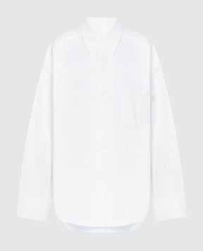 Gauchere Біла джинсова куртка прямого крою P12436020514