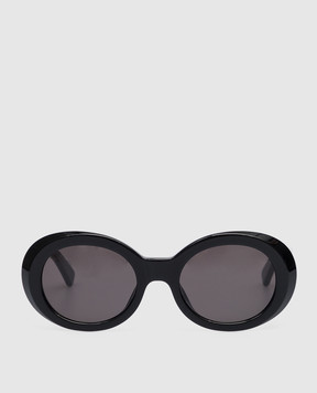 AMBUSH Черные очки Kurt с логотипом BERI001C99PLA001