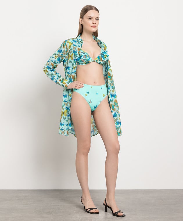 Vilebrequin Blue panties from the Lake swimsuit in a print LAKC3H30 изображение 2